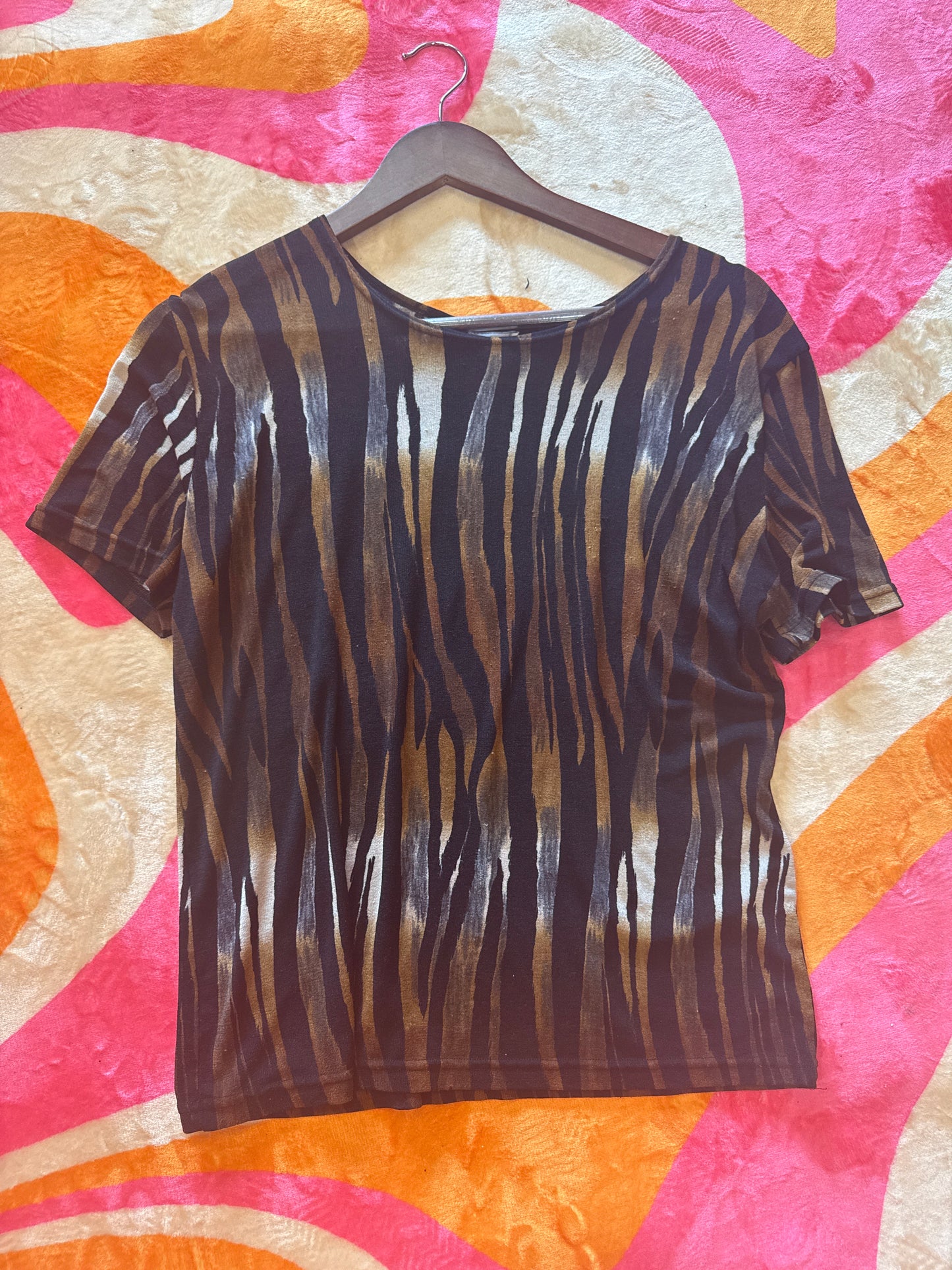 Zebra Y2K shirt