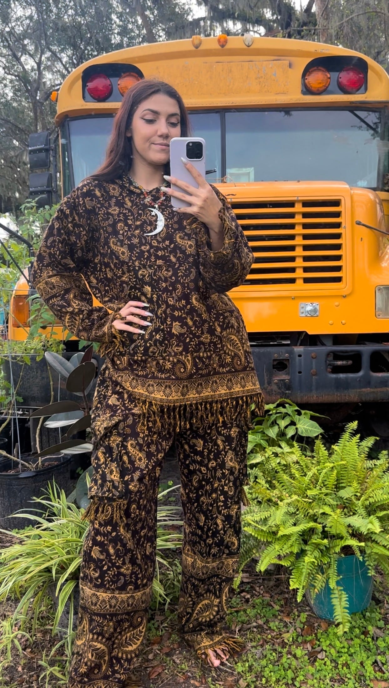 PRECIOUS PAISLEY WOOL PASHMINA SET