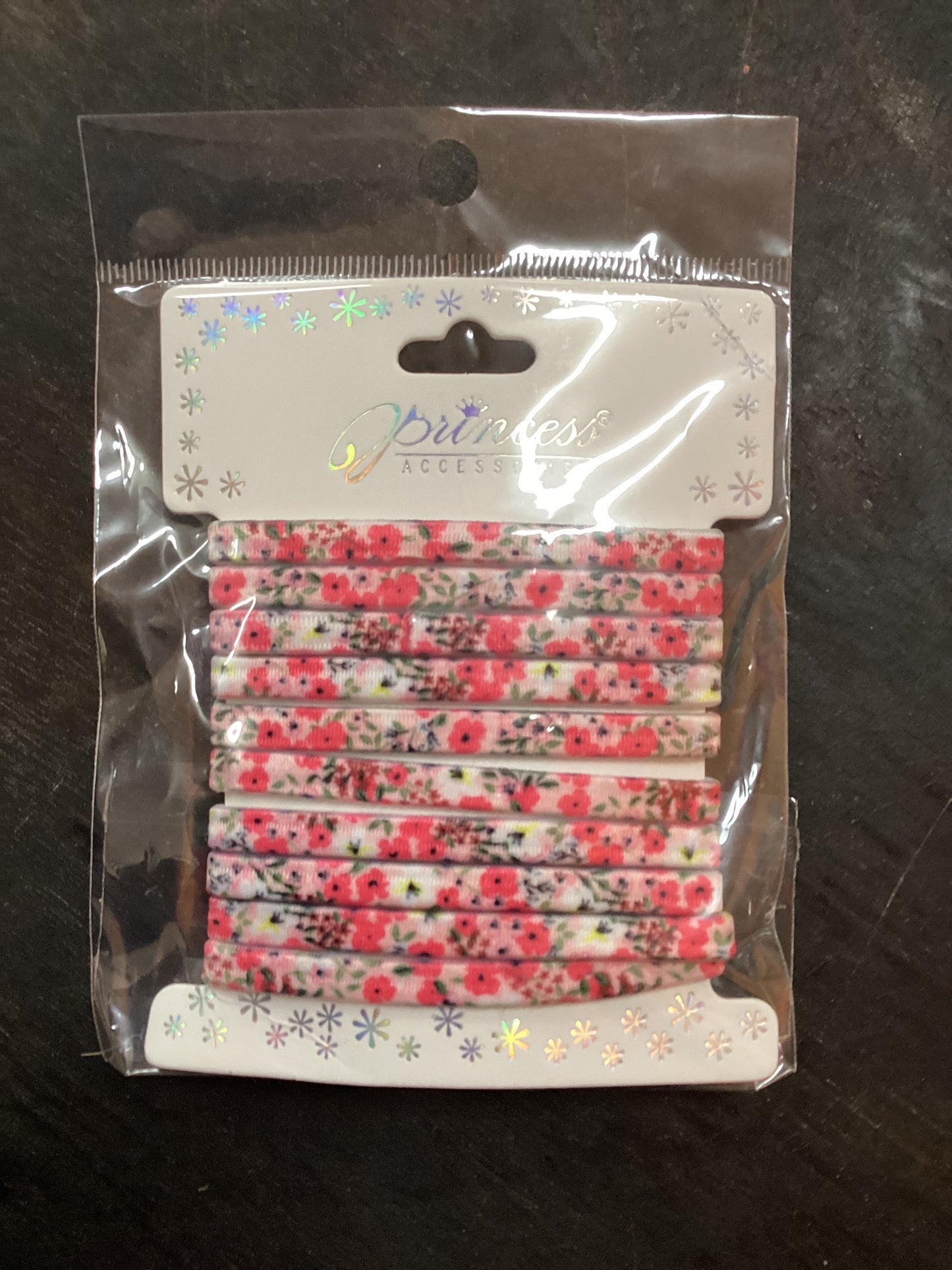 Pink + Green Flower Hair Bands