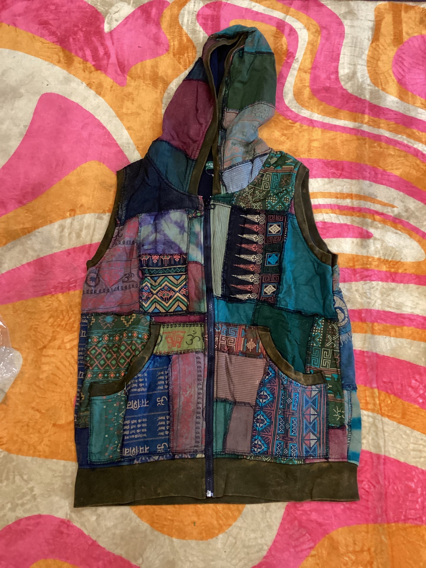 Patchwork vest