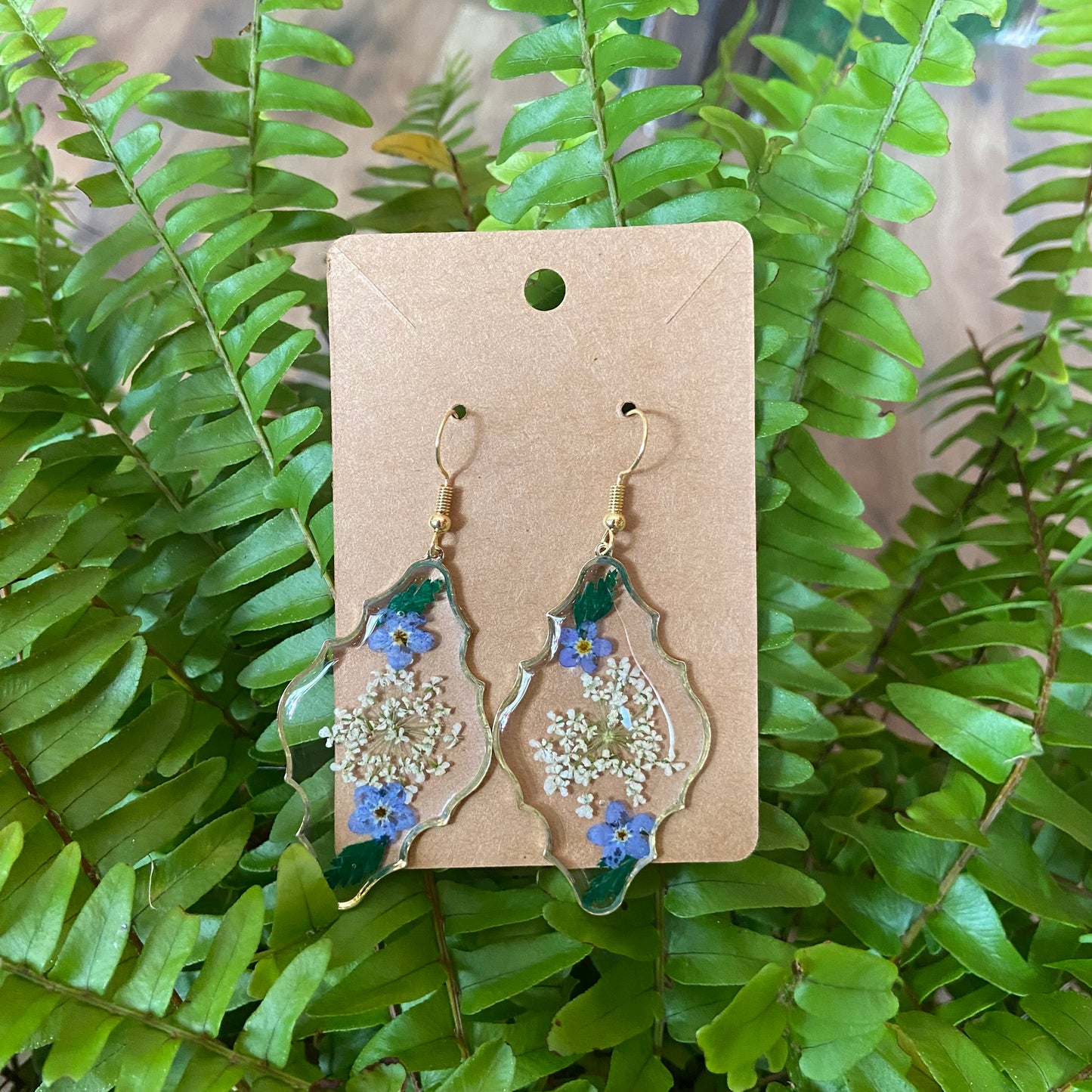Floral Pressed Earrings
