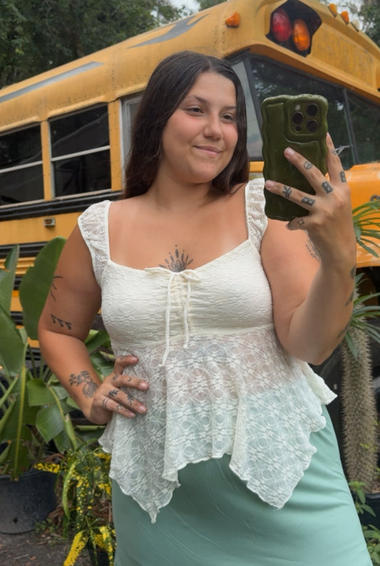 FAIRY BOHO LACE TANK