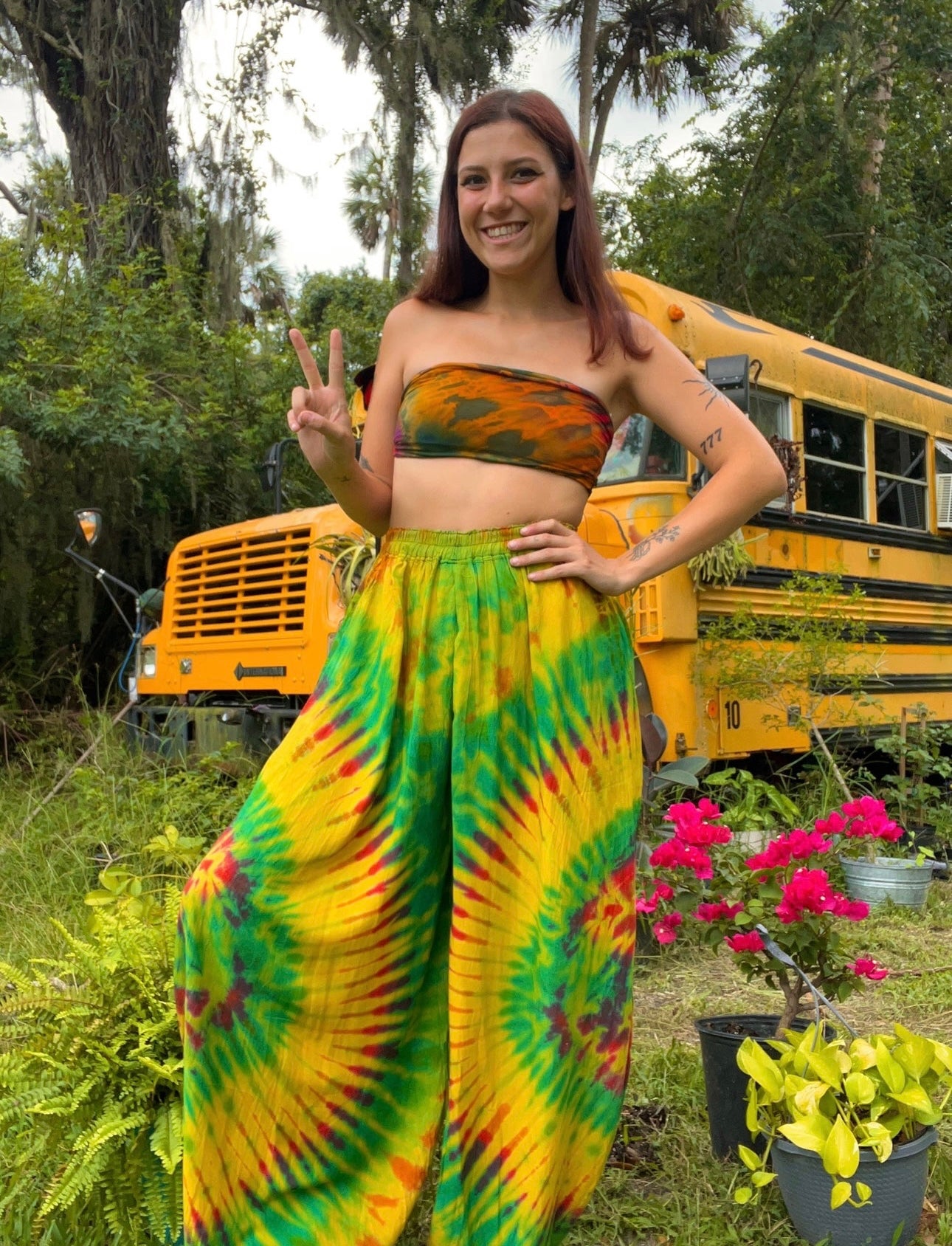 Tie Dyed Balloon Lounge Pants