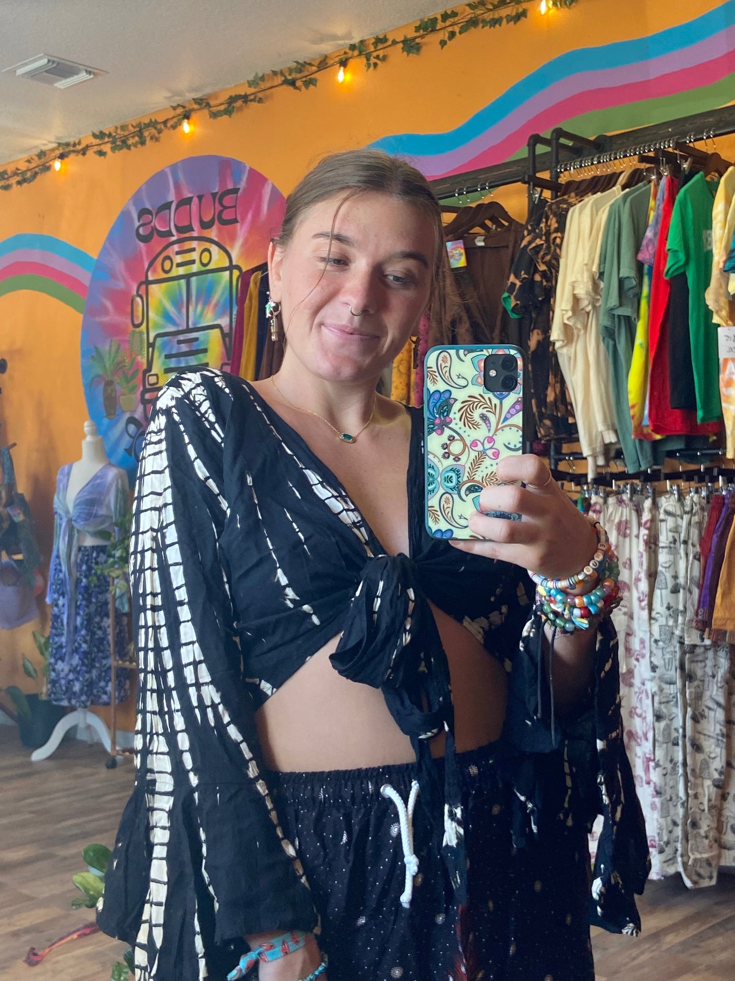 DYED FAIRY BELL-SLEEVE