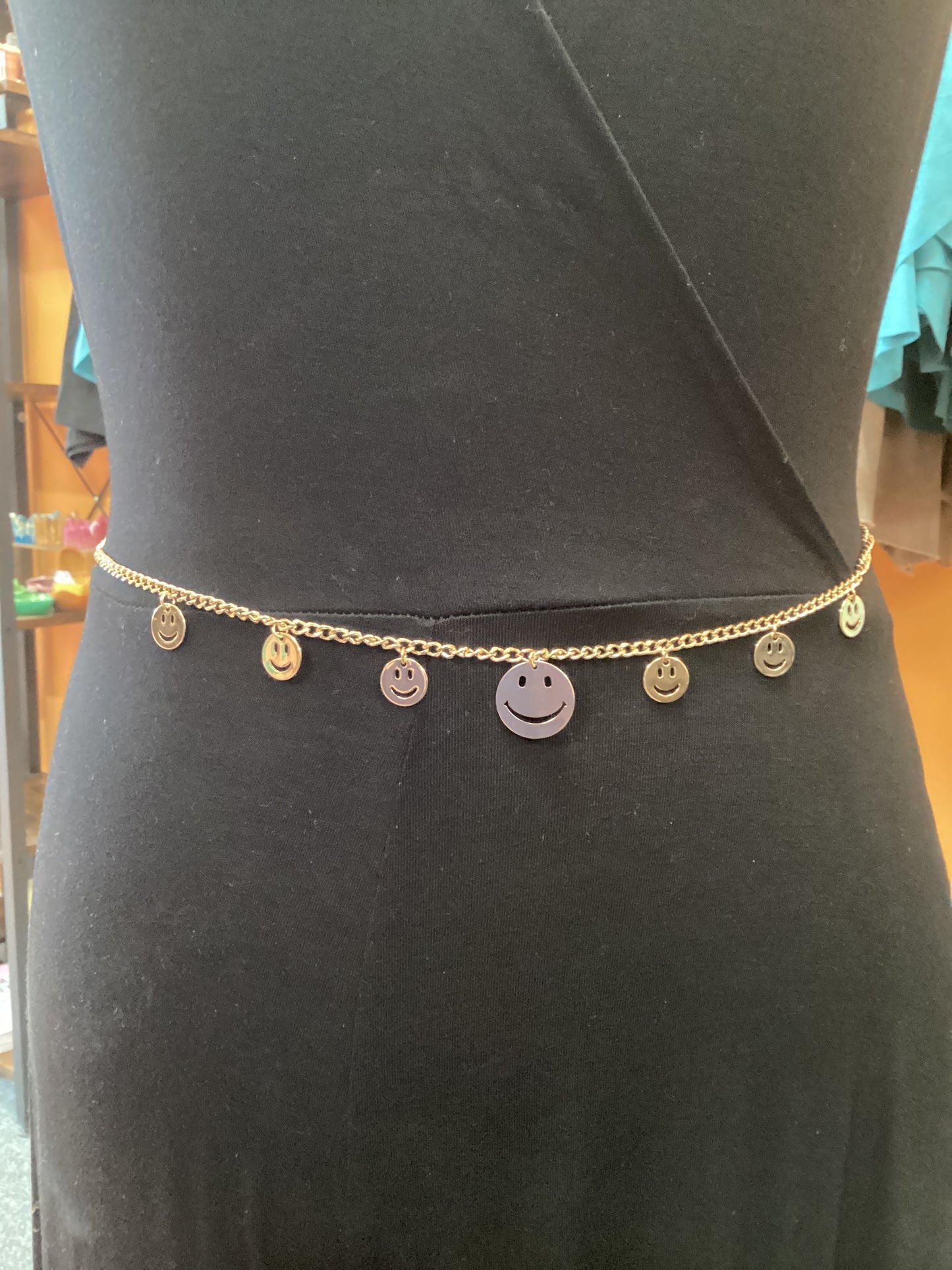 Gold Smiley Belt