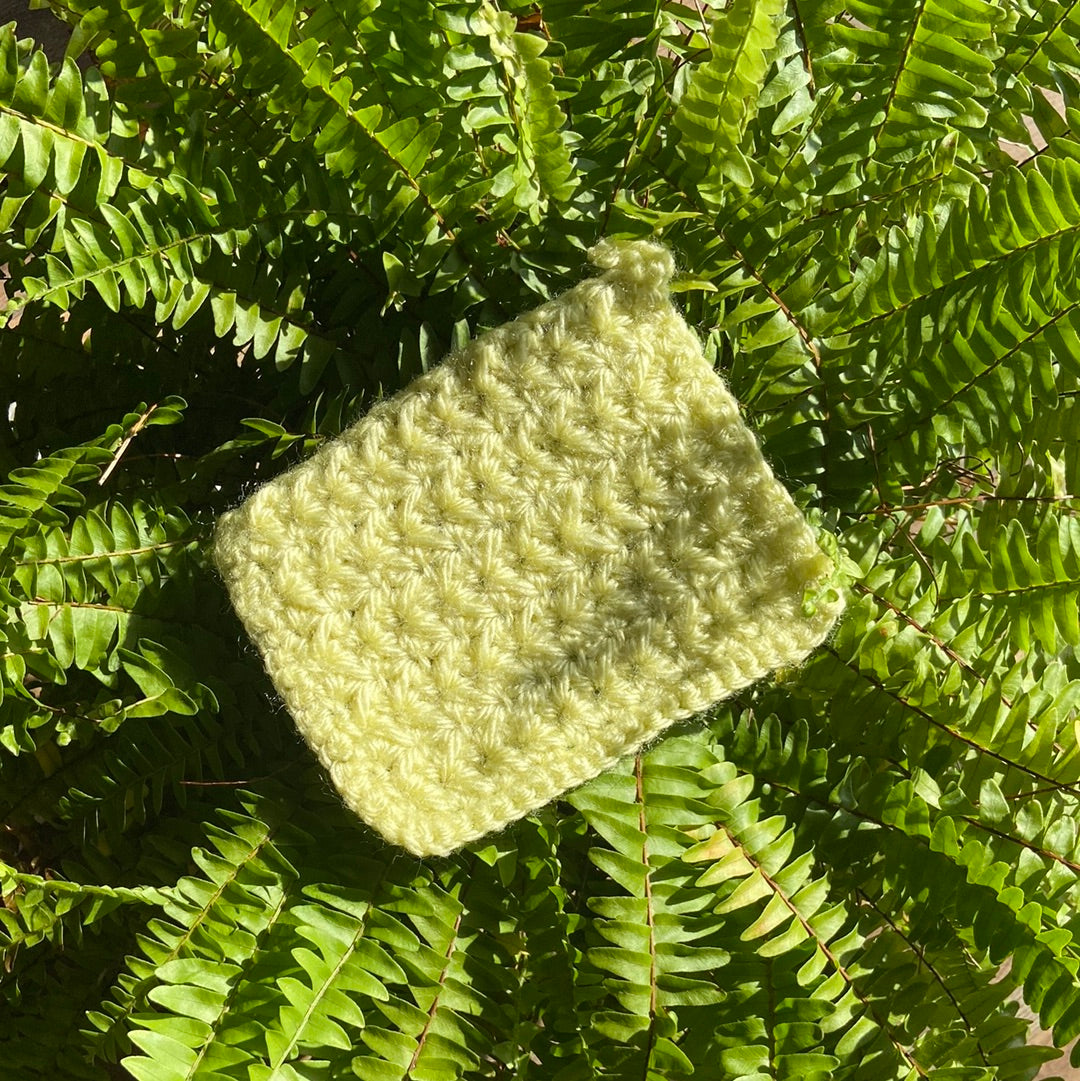 Neon Yellow Crochet Potholders