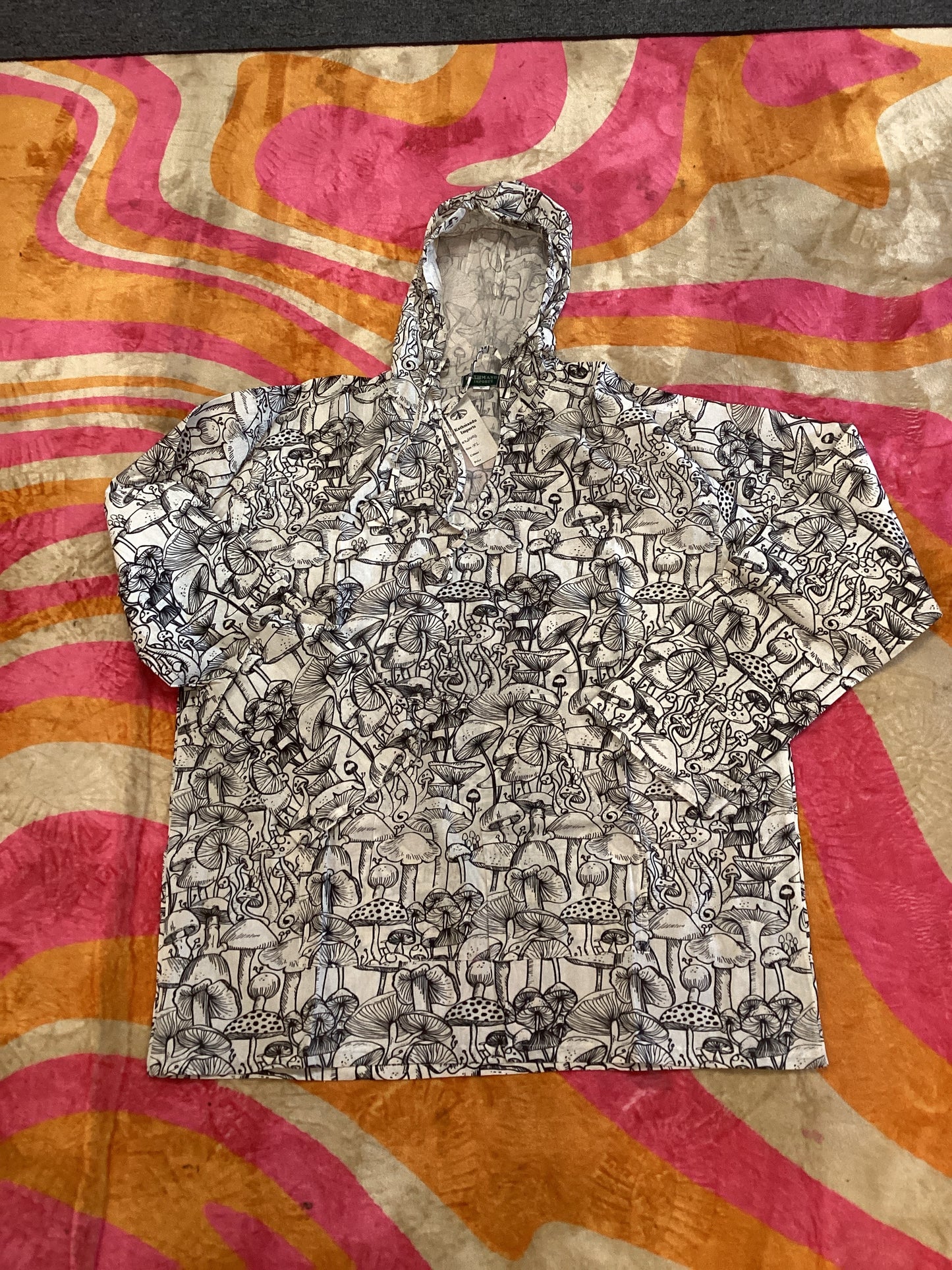 Lightweight mushroom hoodie