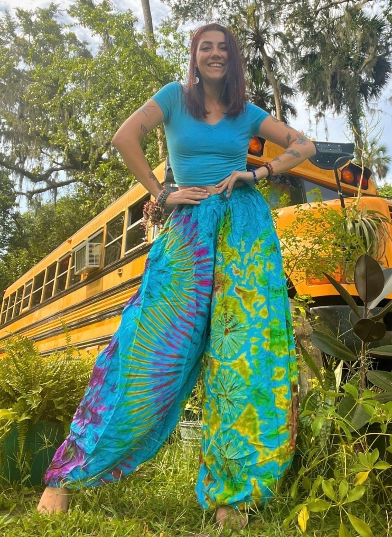Tie Dyed Balloon Lounge Pants