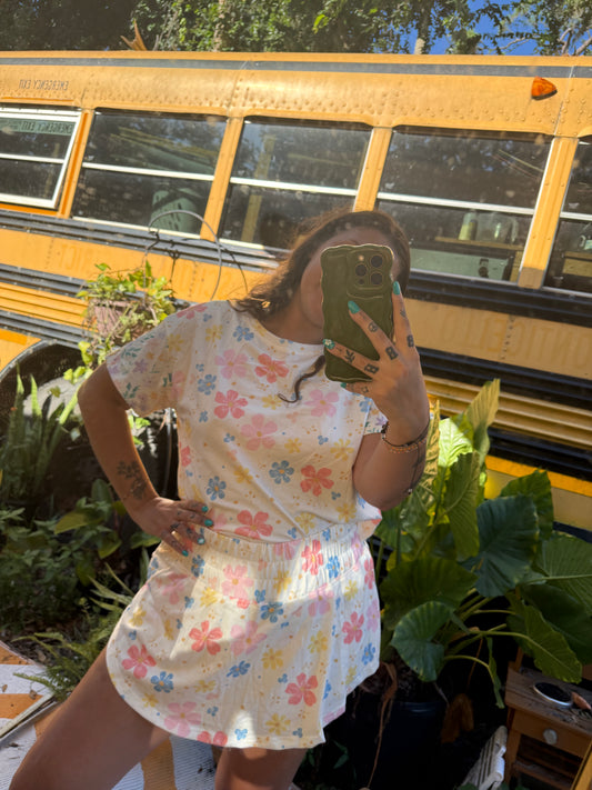 Flower Power Skort Set