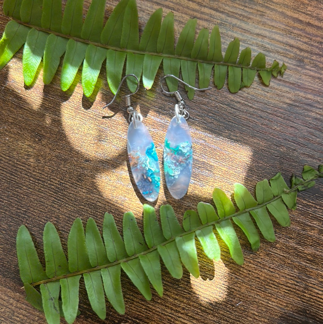 OCEAN AGATE EARRINGS