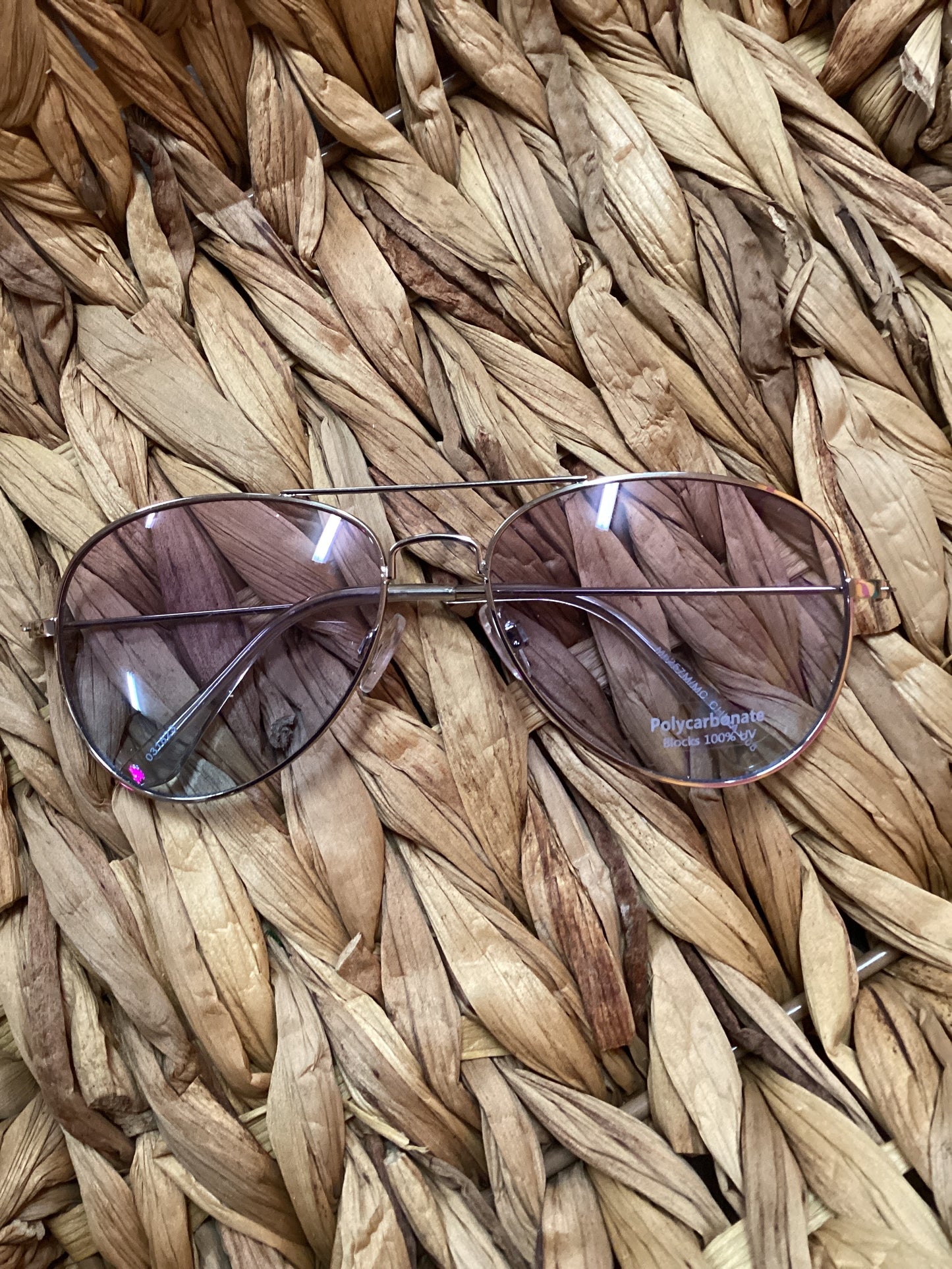 Light Blue Aviator Sunglasses