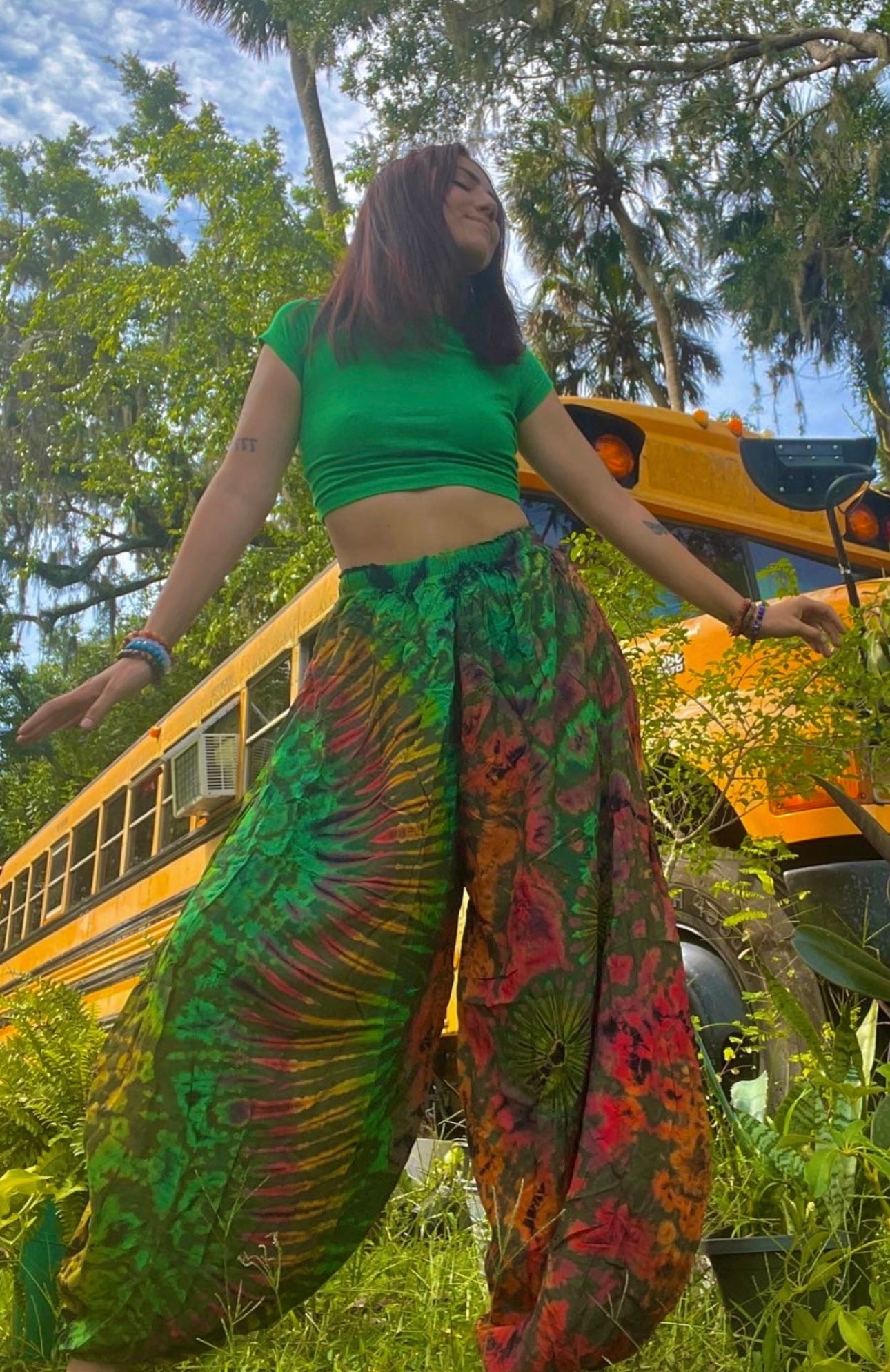 Tie Dyed Balloon Lounge Pants