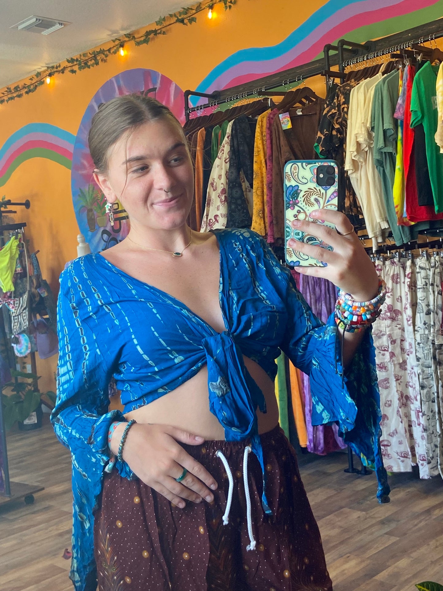 DYED FAIRY BELL-SLEEVE