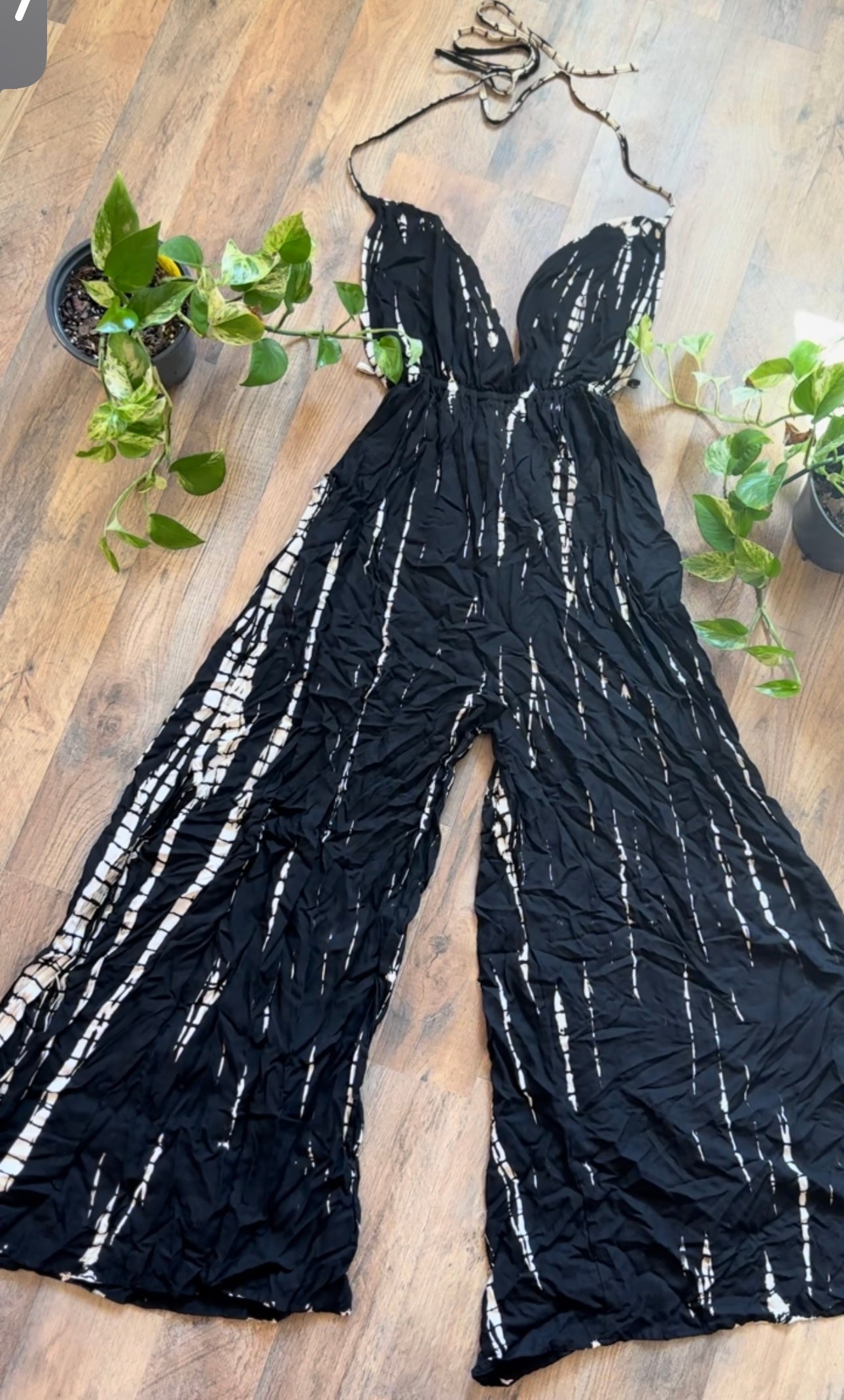 Tie Dyed One Color Romper / Jumper