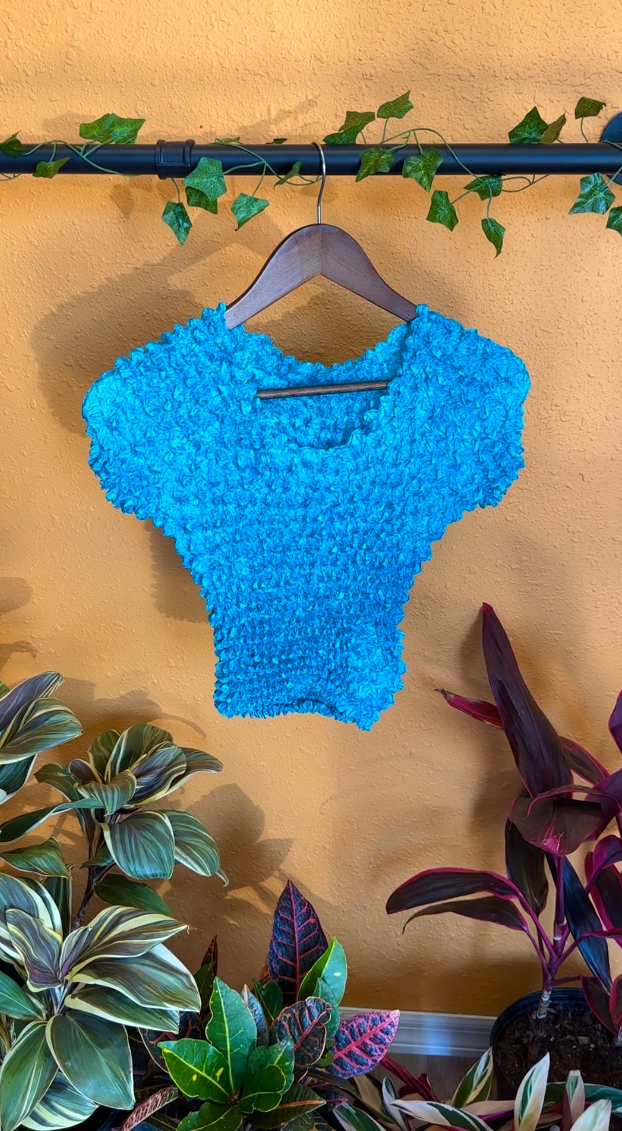 (S) Blue Poof Shirt