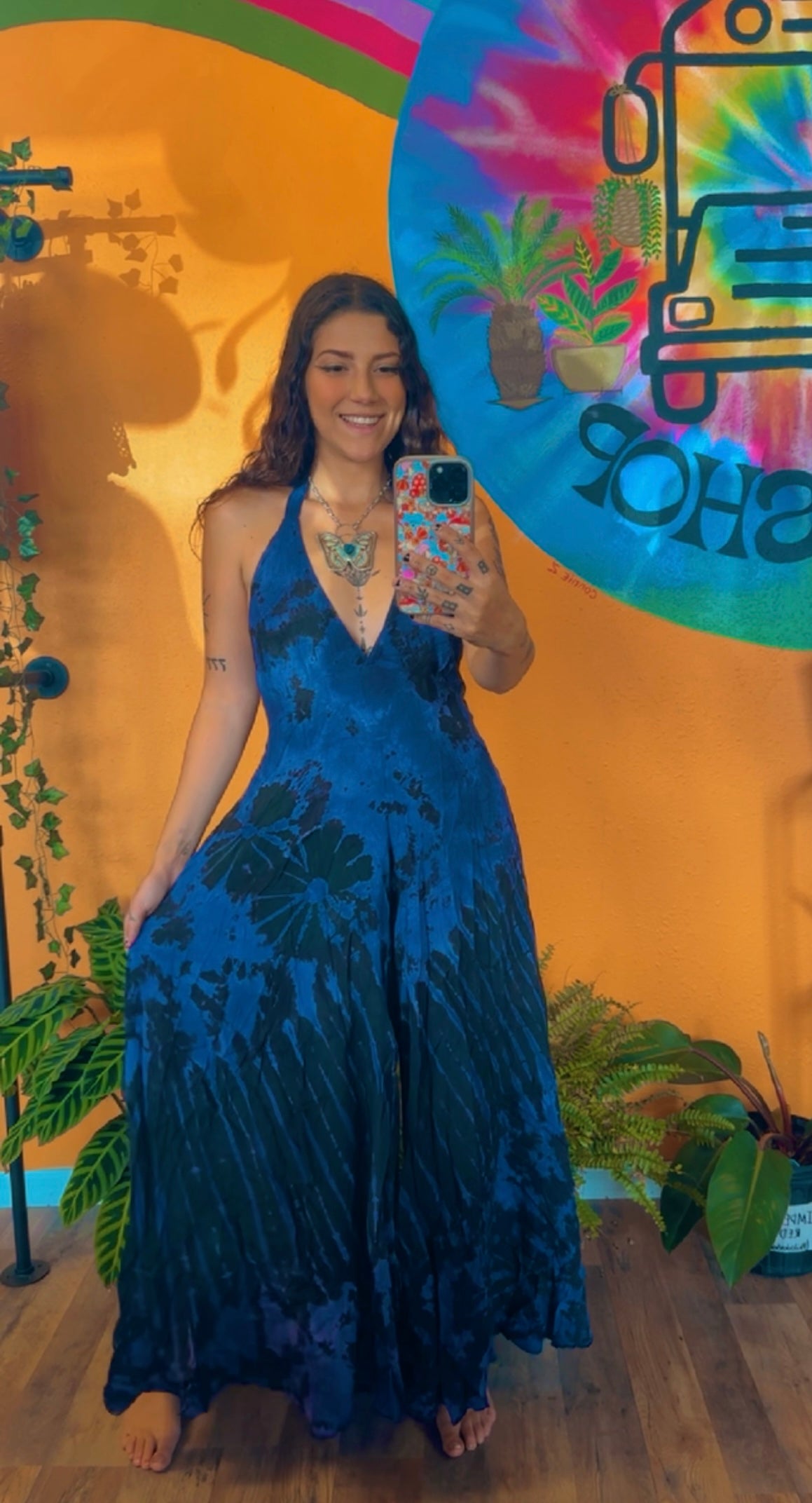 Tie Dye Palazzo Romper