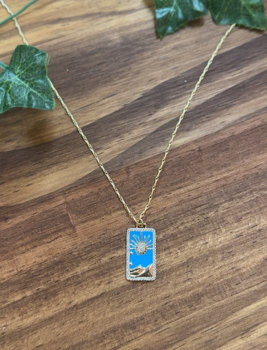Sky on the mountain top necklace