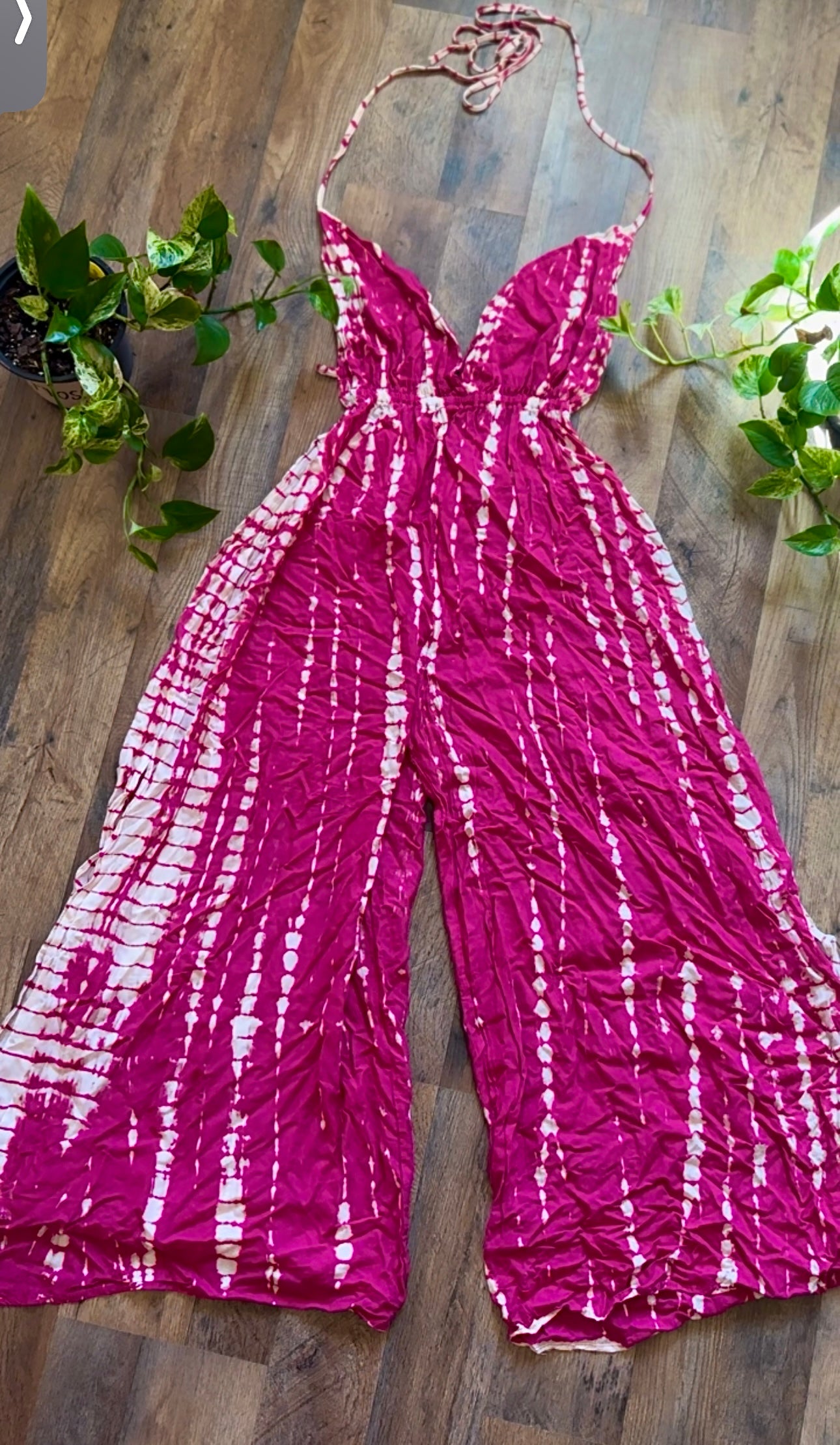 Tie Dyed One Color Romper / Jumper