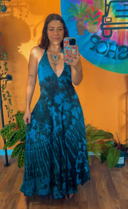 Tie Dye Palazzo Romper