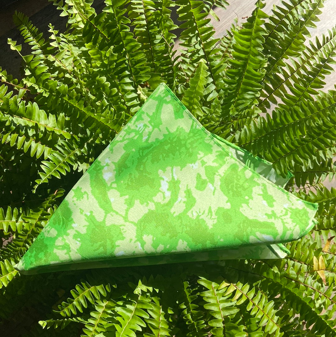 NEON TYE DYE BANDANAS