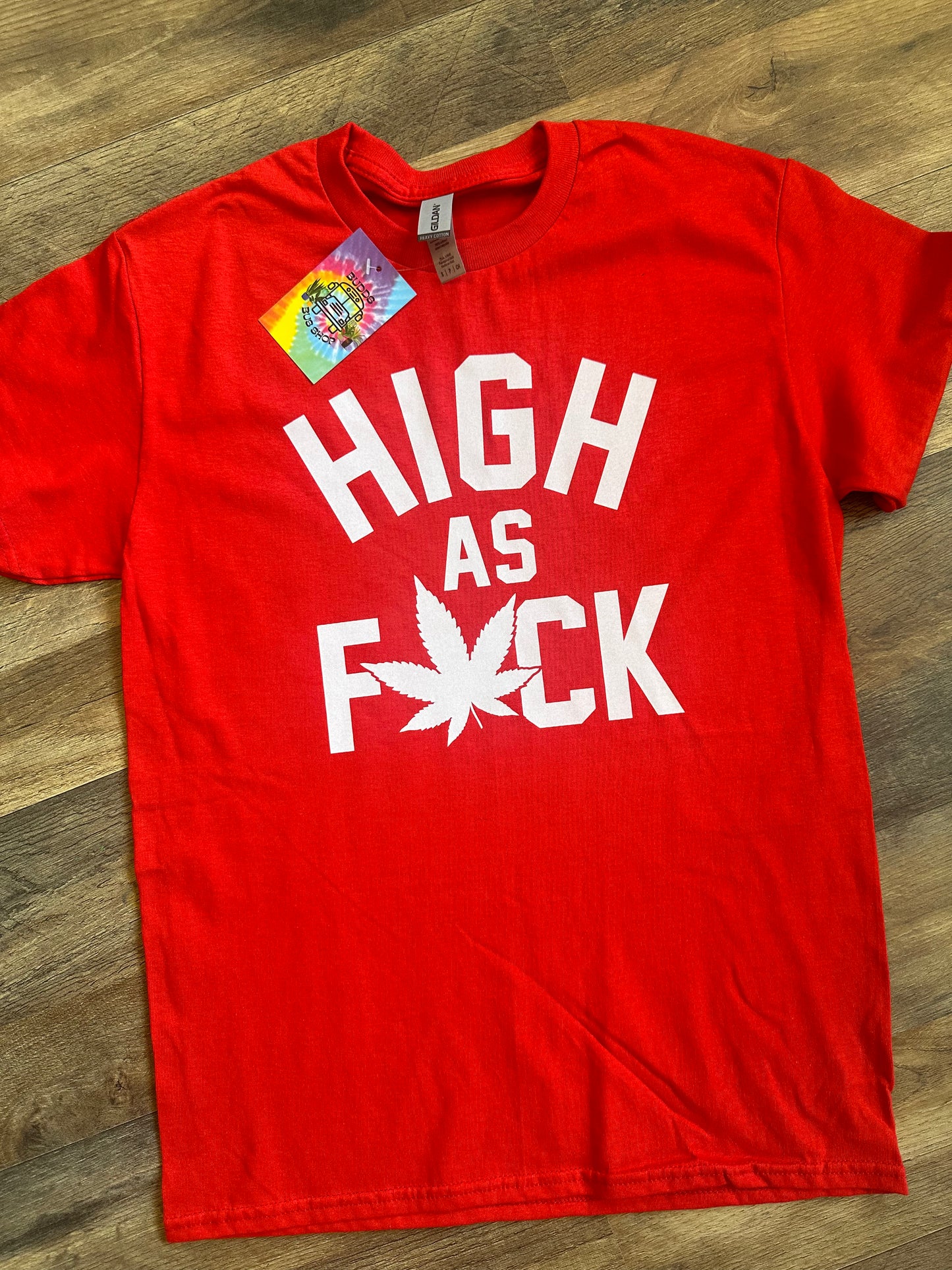 HIGH AS FUCK ๐๐จ GRAPHIC TEE