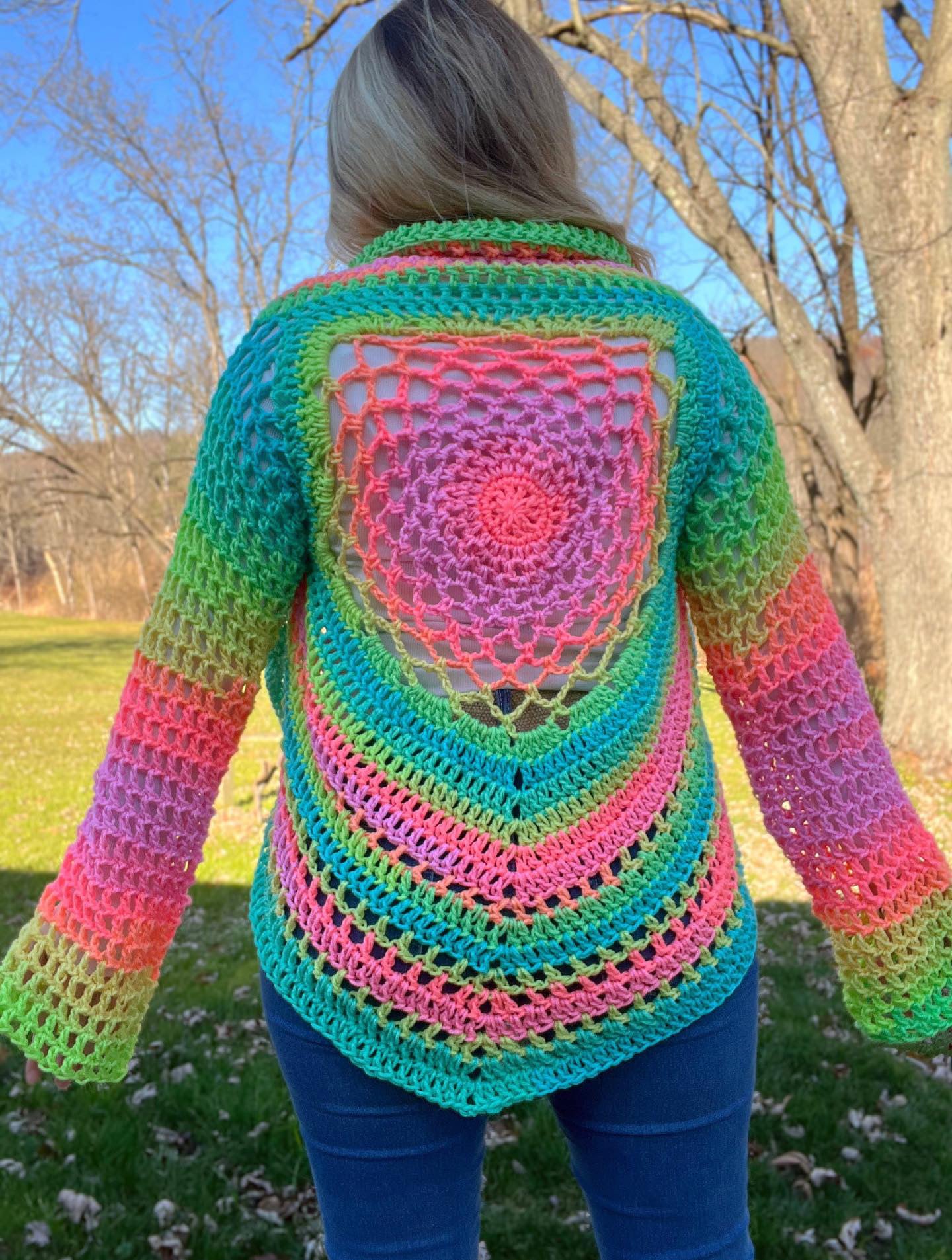 CROCHET SWEATER (SMALL/LARGE)