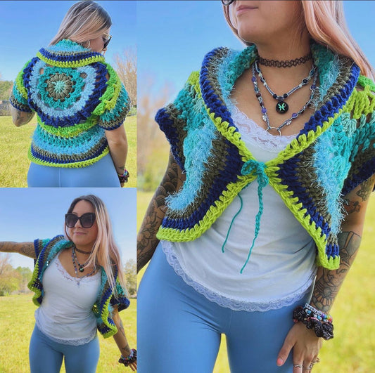 CROCHET BLOUSE (SMALL-LARGE)