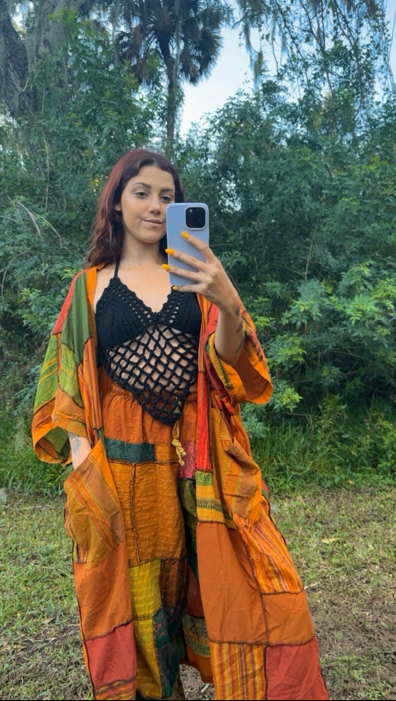 Maple Patchowork Kimono