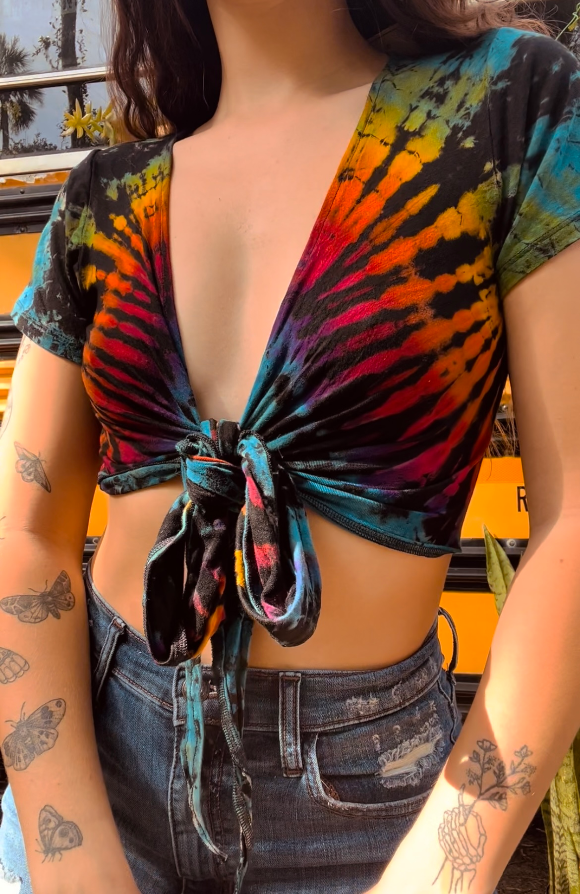 Tie Dyed Crop Top