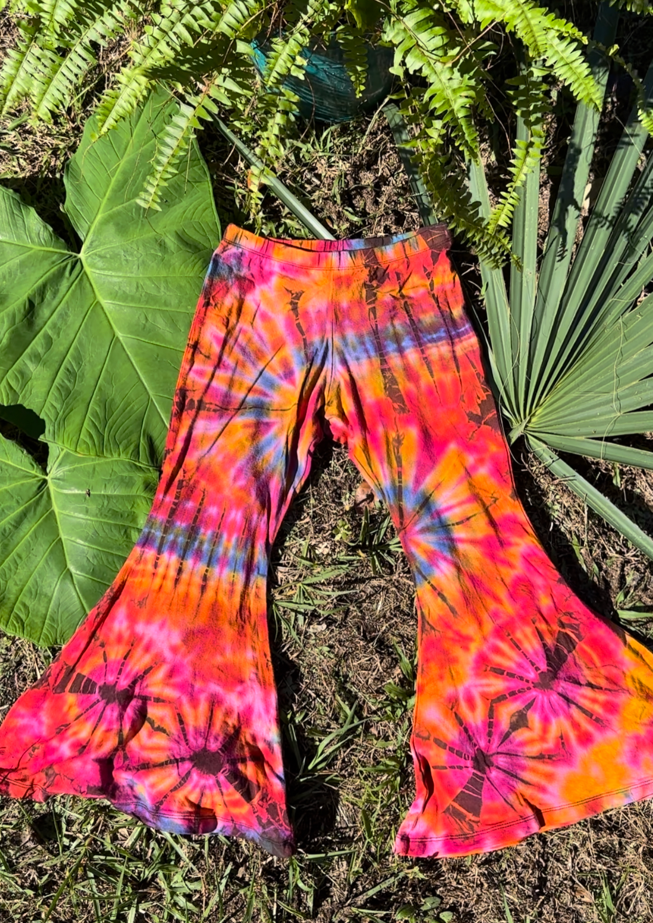 TIE DYE KIDS BELL BOTTOM