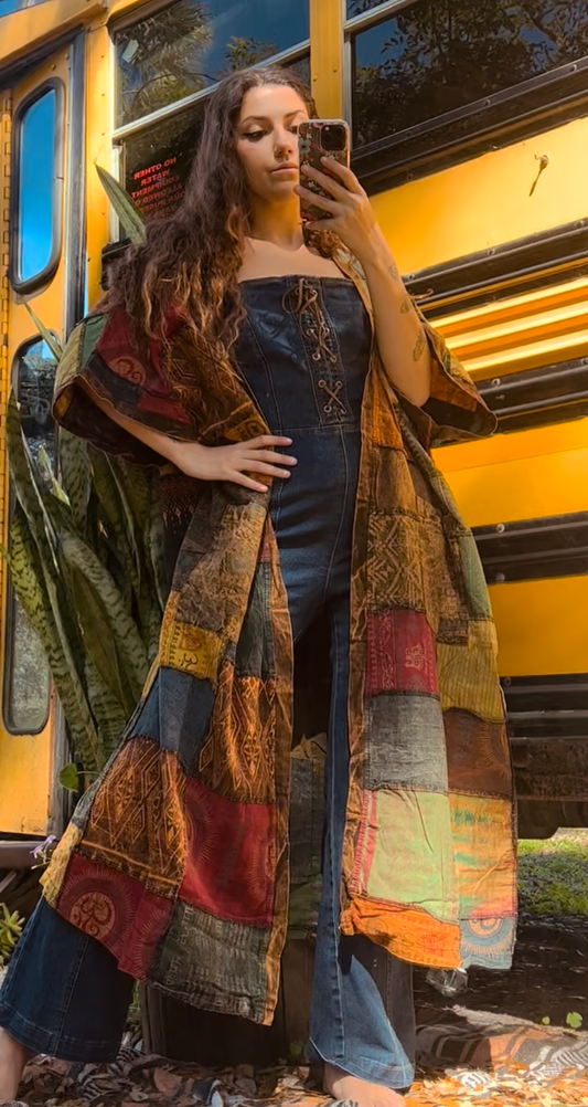 Patchwork Kimono/Smock