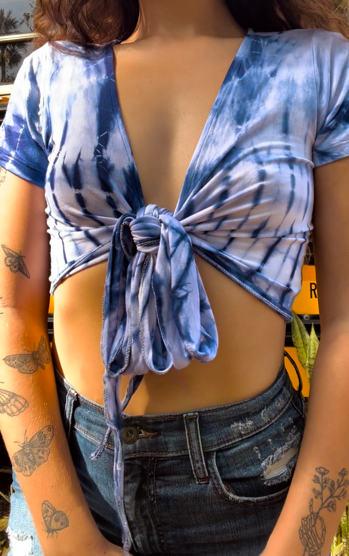 Tie Dyed Crop Top