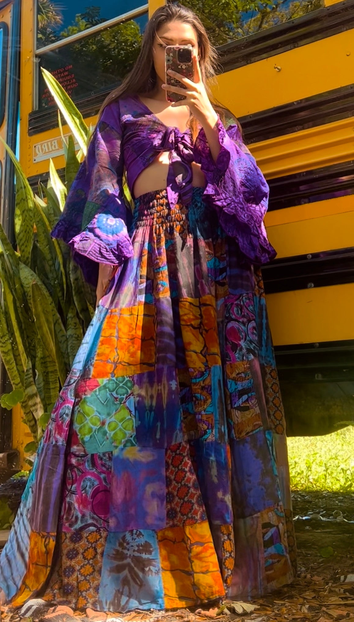 Funky Patchwork Skirt