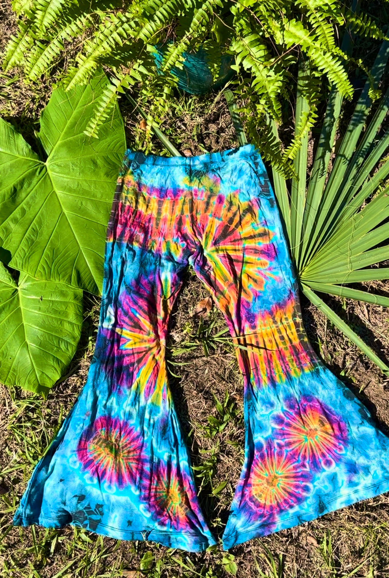 TIE DYE KIDS BELL BOTTOM