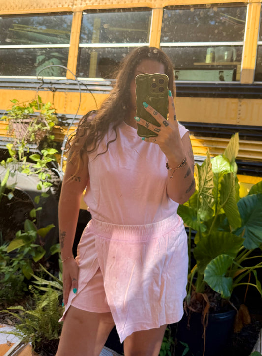 Pink Skort Set