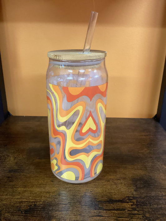 16OZ GROOVY HEARTS TUMBLER