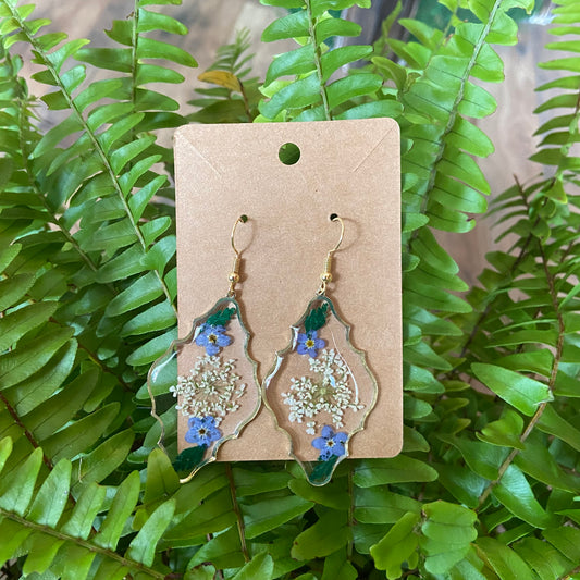Floral Pressed Earrings