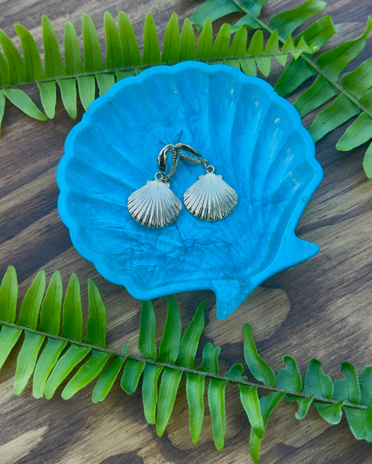 Puka seashell earrings