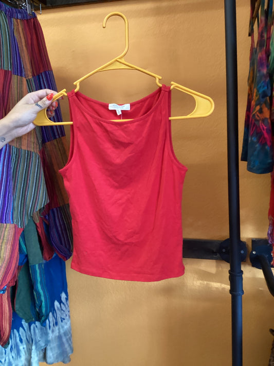 Red Crop Tank
