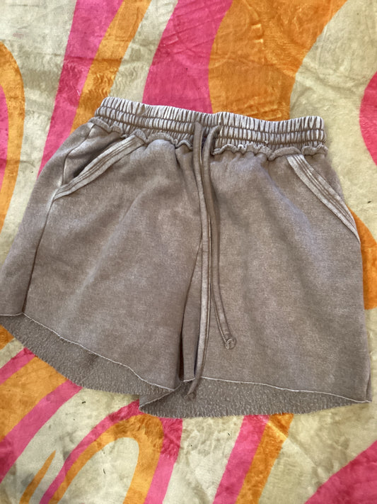 Tan Sweat Shorts