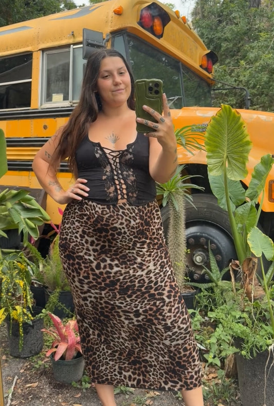CHEETAH SKIRT