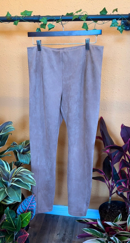 (M) Suede Tan Pants