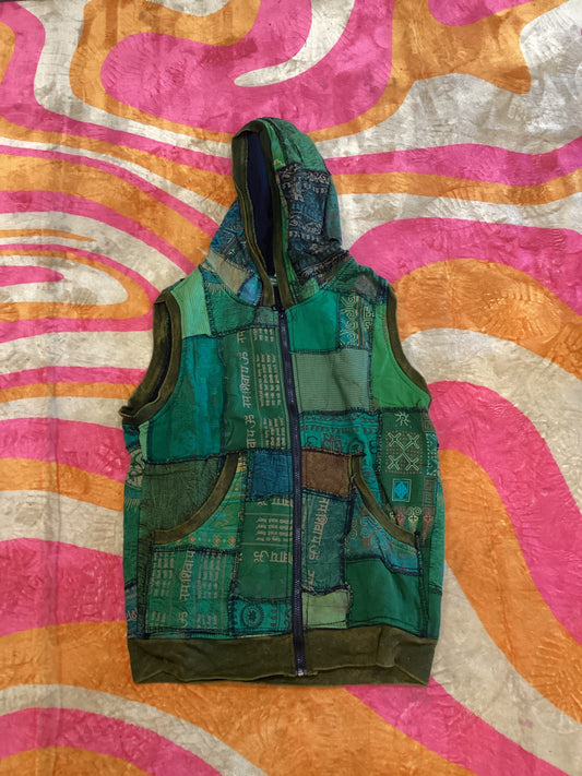 Patchwork vest