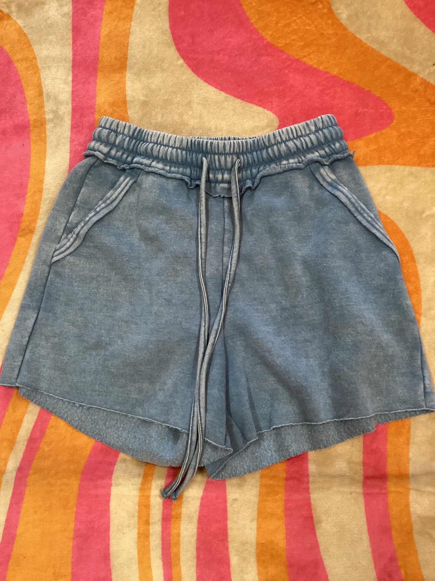 Blue Sweat Shorts