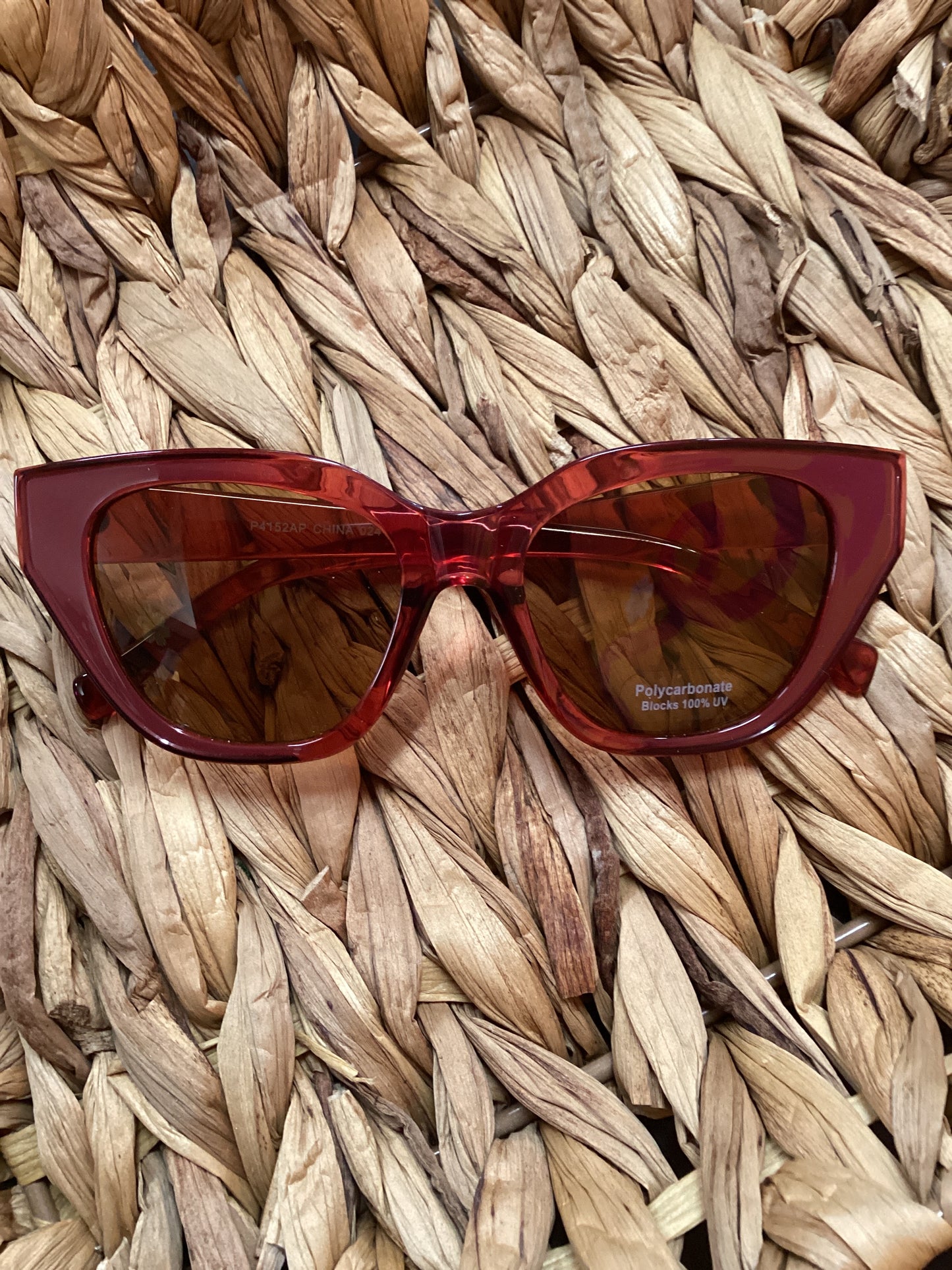 Red Cat’s Eye Sunglasses