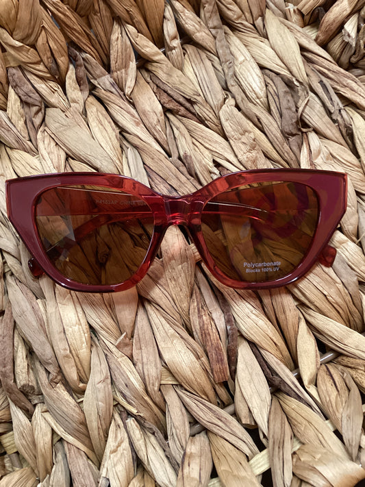 Red Cat’s Eye Sunglasses