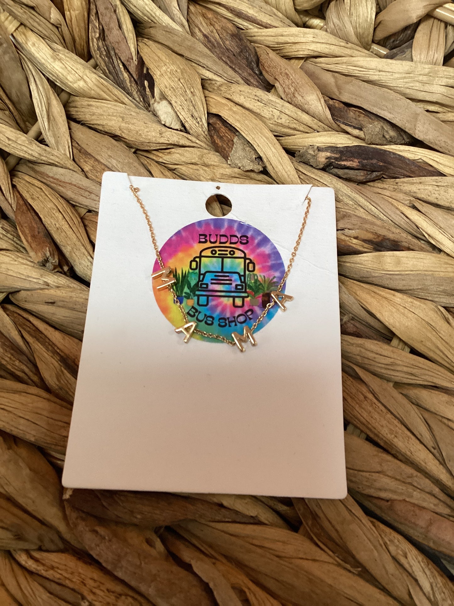 Gold MAMA Necklace
