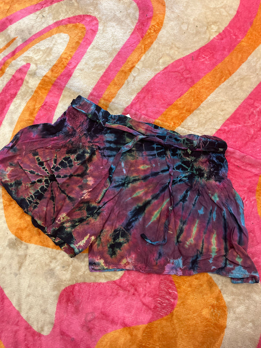 Tie Dye Booty Shorts