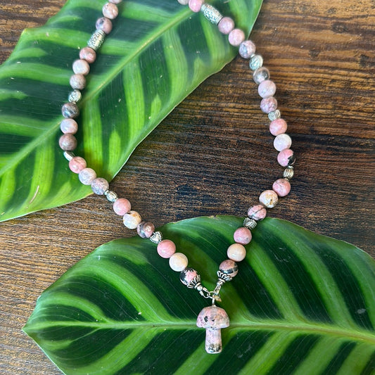 RHODONITE MUSHROOM