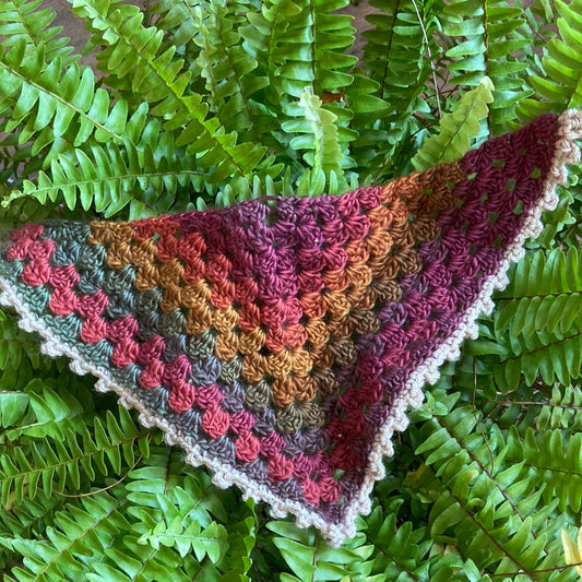 Muli Color Crochet Bandanna